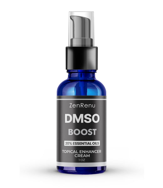 Boost Topical Enhancer Cream with DMSO, MSM and 20% Essential Oils.