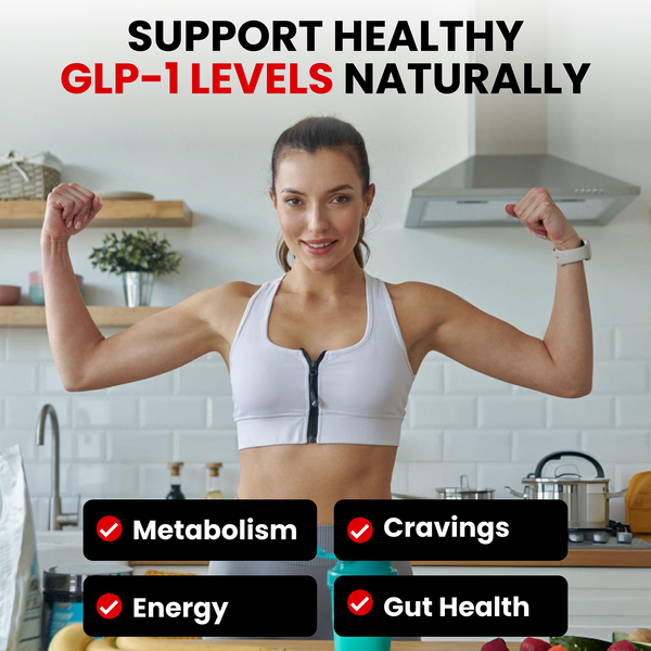 ZenRenu GLP-1 Supplement - Akkermansia Probiotic & Super Berberine 11-in-1 Gut & Metabolism Support with Hops, Bitter Melon, Ceylon Cinnamon, Green Tea - GLP-1 Advanced Natural Support - 60 Vegan Caps