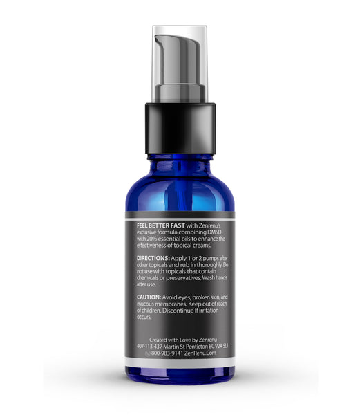 Boost Topical Enhancer Cream with DMSO, MSM and 20% Essential Oils.